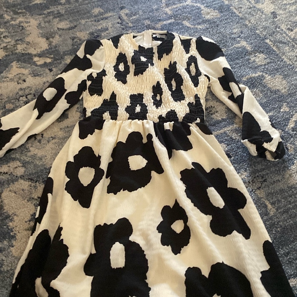long flower dress